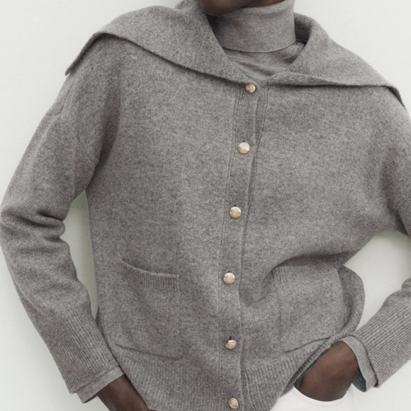 Massimo Dutti Gray Women's Sweater - Picture 2 of 2